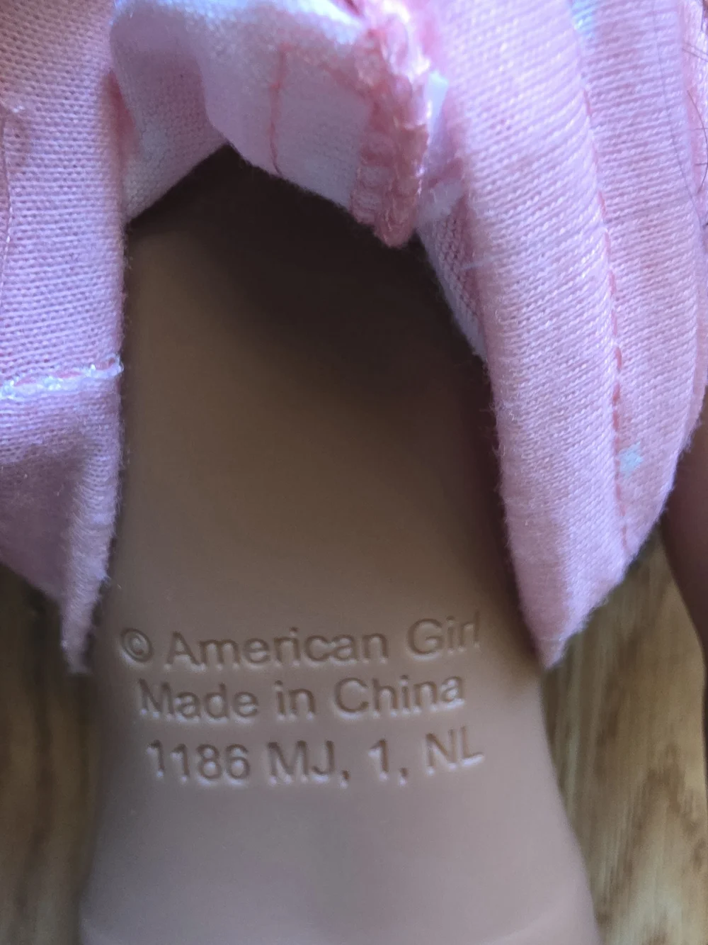 American Girl soft pink